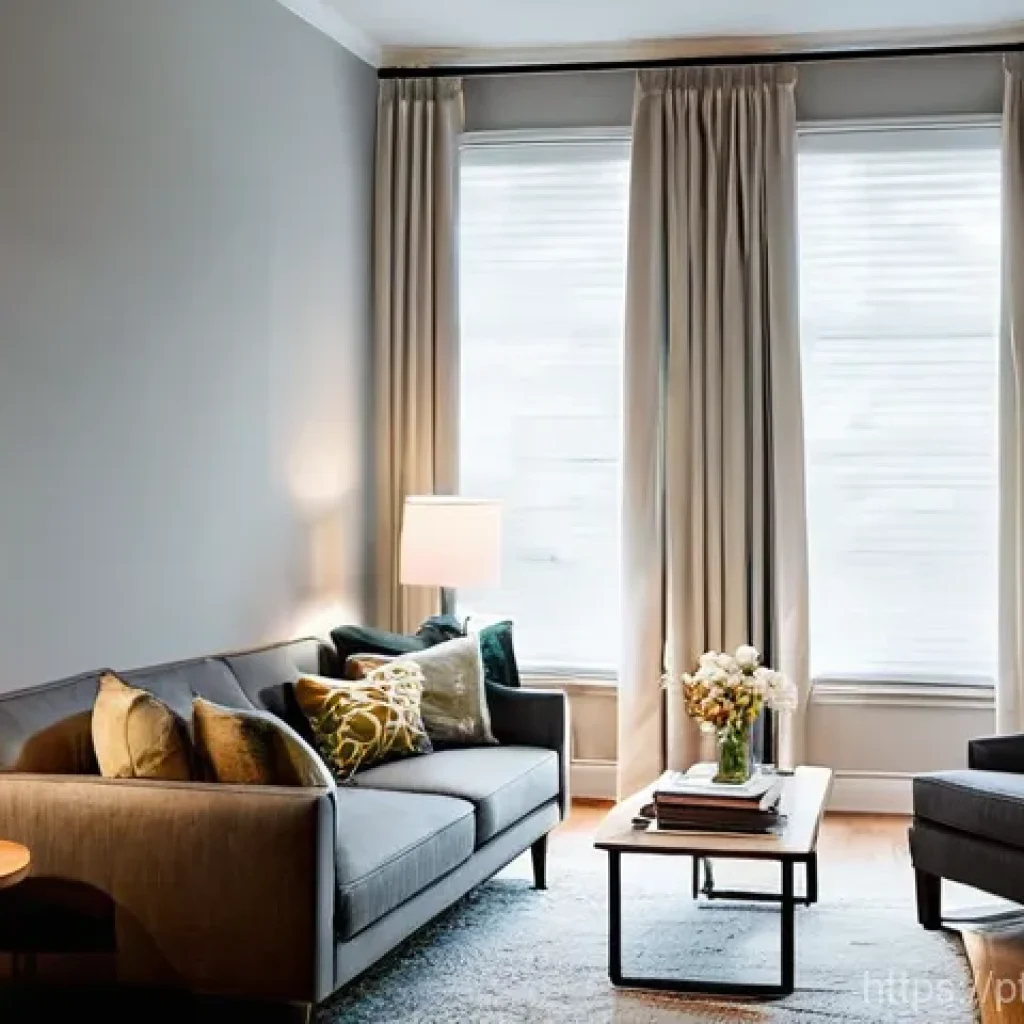 실내건축 실무에서 자주 하는 실수 - **A Living Room with Inadequate Lighting vs. Harmonious Illumination:**
    *   **Image 1 (Mistake):...