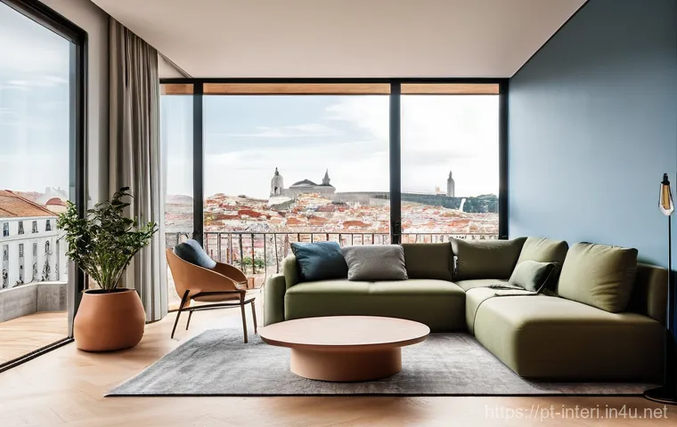 실내건축 프로젝트 프레젠테이션 준비 - **Immersive Virtual Reality Home Tour**
    A modern, minimalist living room, bathed in soft, natura...