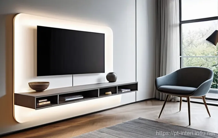 실내건축 디자인의 기본 원리 - **Prompt: A modern living room designed with strong biophilic principles, showcasing a lush vertical...