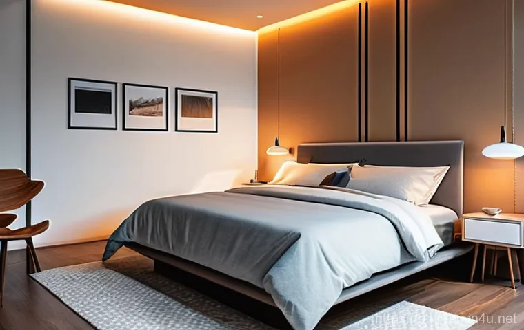 실내건축 실습에서 조명 디자인 다루기 - **Prompt 1: Serene Living Room with Biofilic Natural Lighting**
    "A spacious, modern living room ...