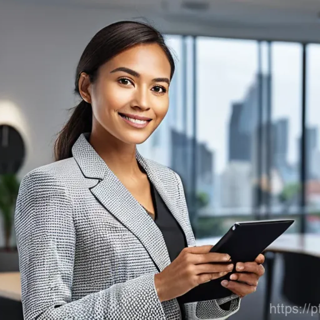 실내건축기사 자격증 갱신 주기와 절차 - **Prompt:** A confident female architect, approximately 35 years old, with a professional and approa...