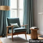 실내건축 이론과 실무의 조화 - **Prompt 1: A Tranquil Reading Haven in Lisbon**
"A cozy and inviting reading nook designed with...